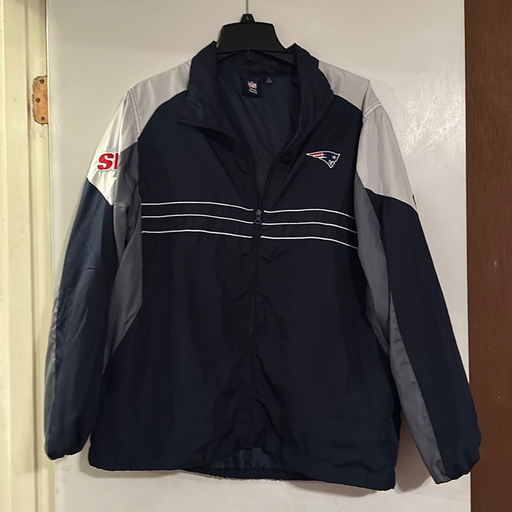 Reebok Men's NFL Team Apparel Windbreaker Jacket Size Large Blue vintage‎